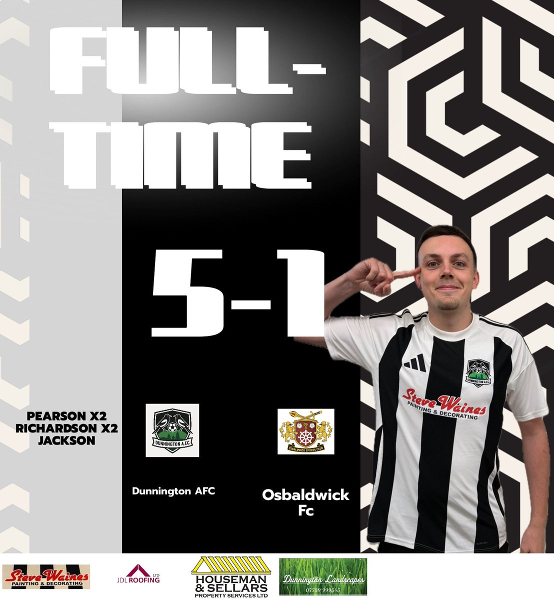 The first team smashed Osso 5-1 today. Braces from both Ben and Goose with Noah scoring also. Our newts picked up MOM for a Stella performance in the middle. The run continues… #UTD #magpies #billoagain 🖤🤍