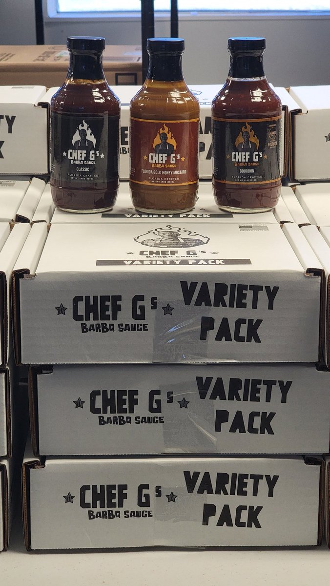100% true story! A gentleman visted J.C. Newman and purchased a bottle of Chef G's Florida Barbecue Sauce from their gift shop. He then ordered 40 Variety Packs to be delivered this Tuesday to give as Christmas gifts for his team at a large corporation. We are also available at