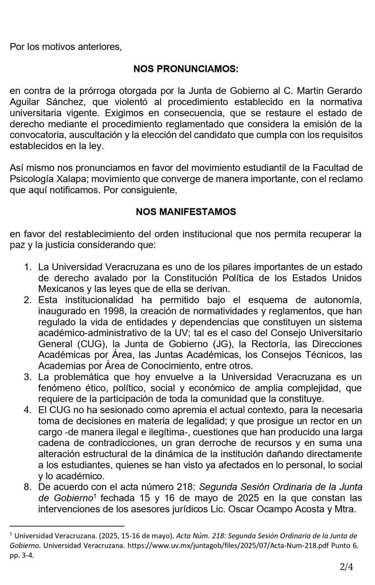 Red UV por la Legalidad tweet media