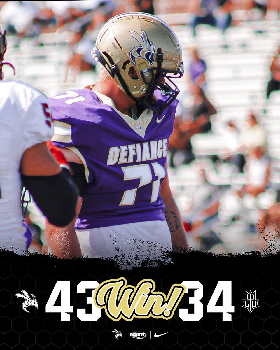 Defiance College Athletics tweet media