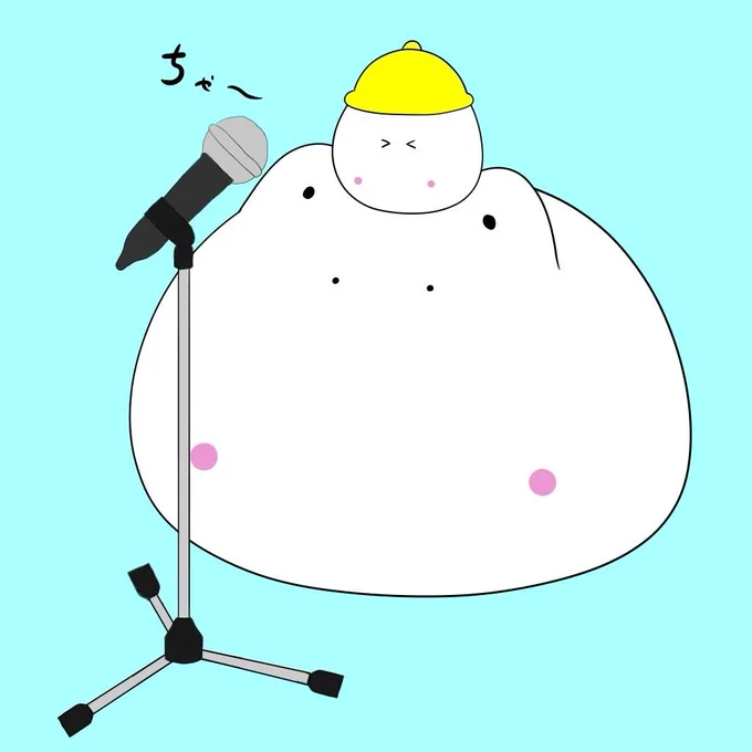 おはちゃーです(。・ω・)ノ 今日は献血行ってきます! 週末ゆるふぁい～ 「おはよー」 #イラスト #おはようVtuber