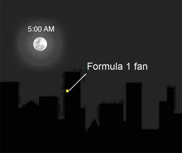 European F1 fans watching the Las Vegas GP next week