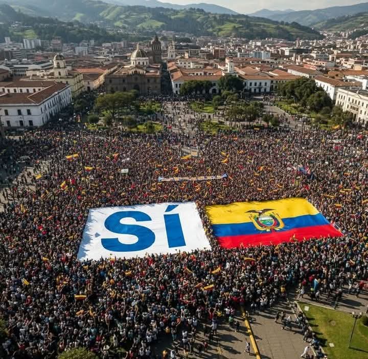 amoreternojc's tweet image. ECUADOR a punto de Enterrar la vieja constitución y a los viejos políticos.