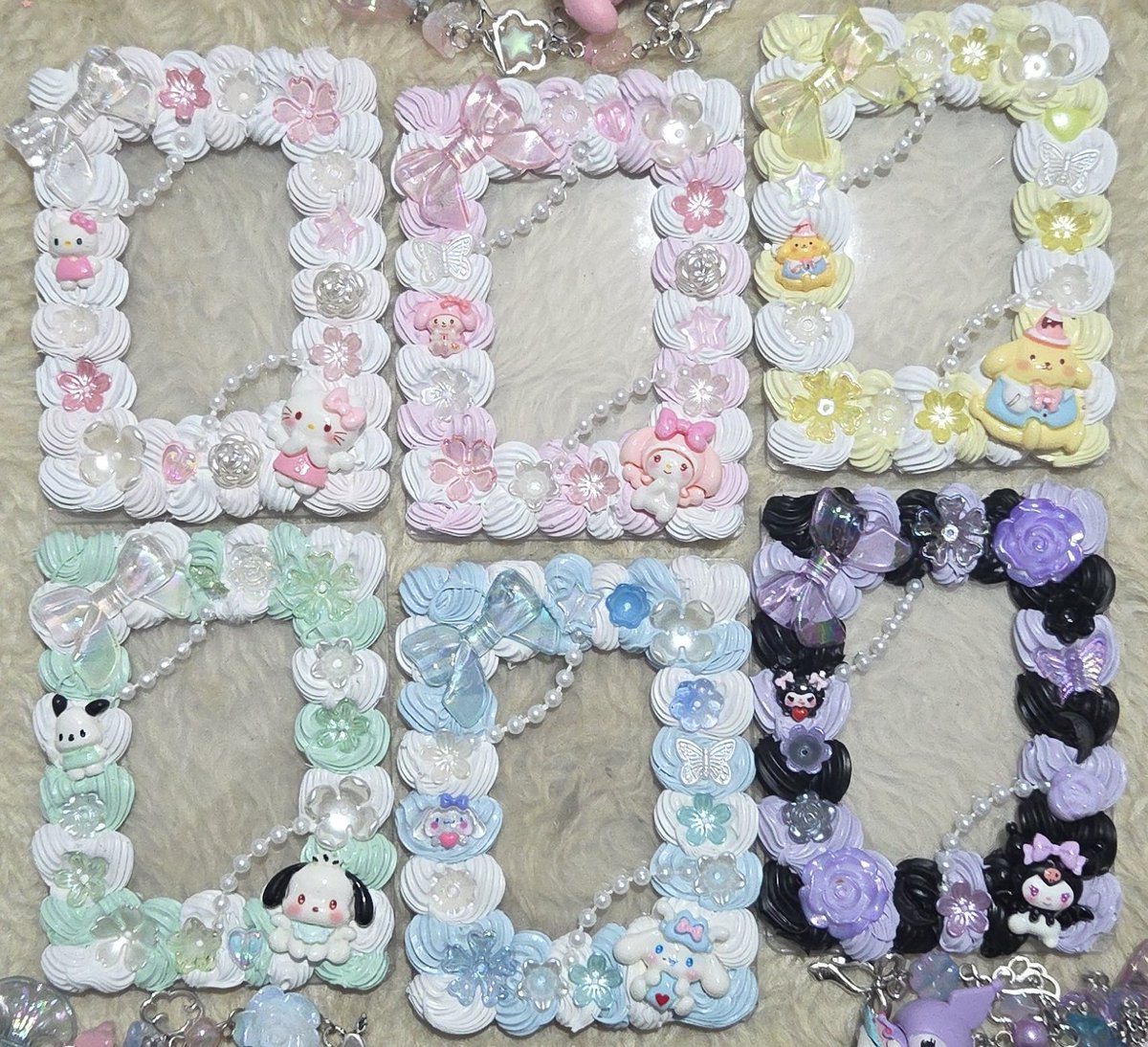 suki_deco's tweet image. ⊹˚₊𐙚⋆ eu gosto tanto de sanrio !! ficaram fofos ~ poucas unidades de cada disponíveis