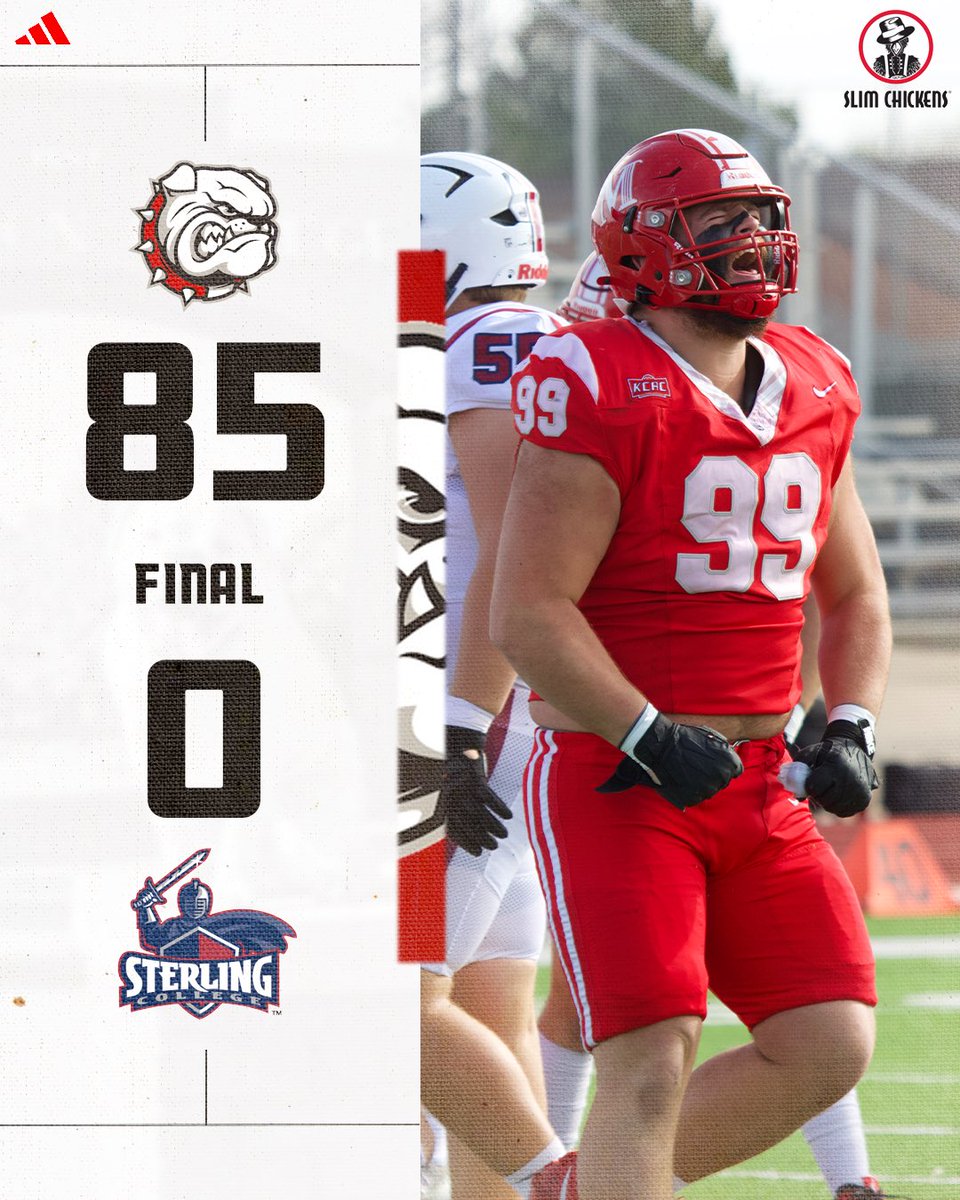 Scored a couple of points today 🏈

The Bulldogs break a program record for the most points scored in a game 💰

#BulldogPride