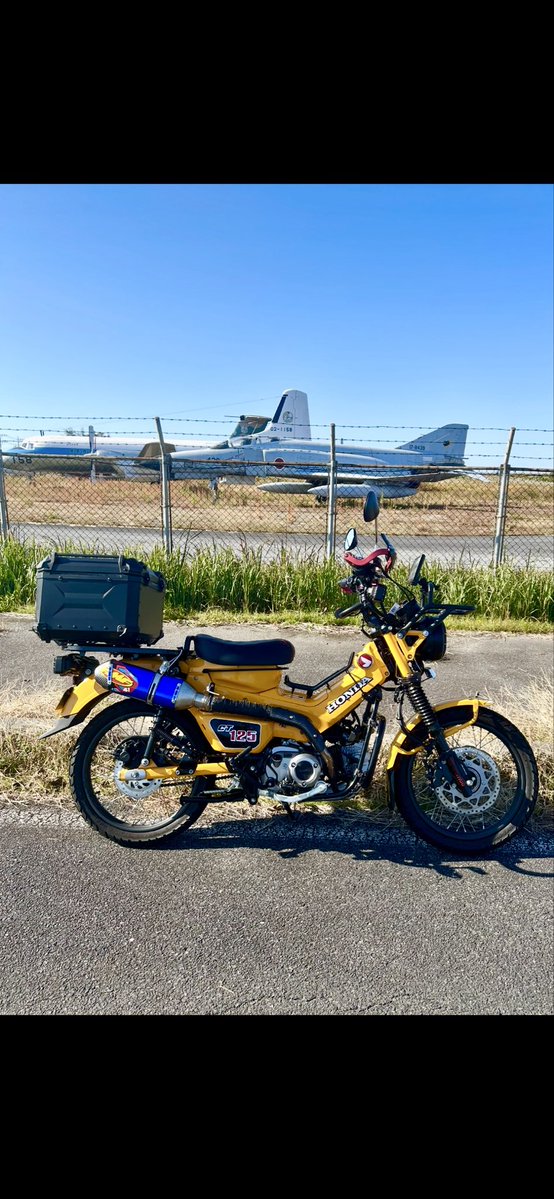 mw5ewSu4lDWKUt4's tweet image. ❇️朝イチ戦闘機とハンターカブ☀️

#ハンターカブ 
#カブ主
#ツーリング
#戦闘機