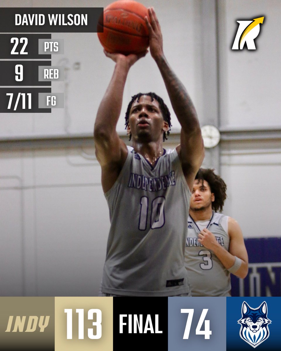 JC4PT's tweet image. JC: 6&apos;6 sophomore forward David Wilson of Revocruit Powered Independence Community College delivered a strong 22-point, 9-rebound outing, shooting an efficient 7-for-11 from the field in a 113–74 dominant victory.