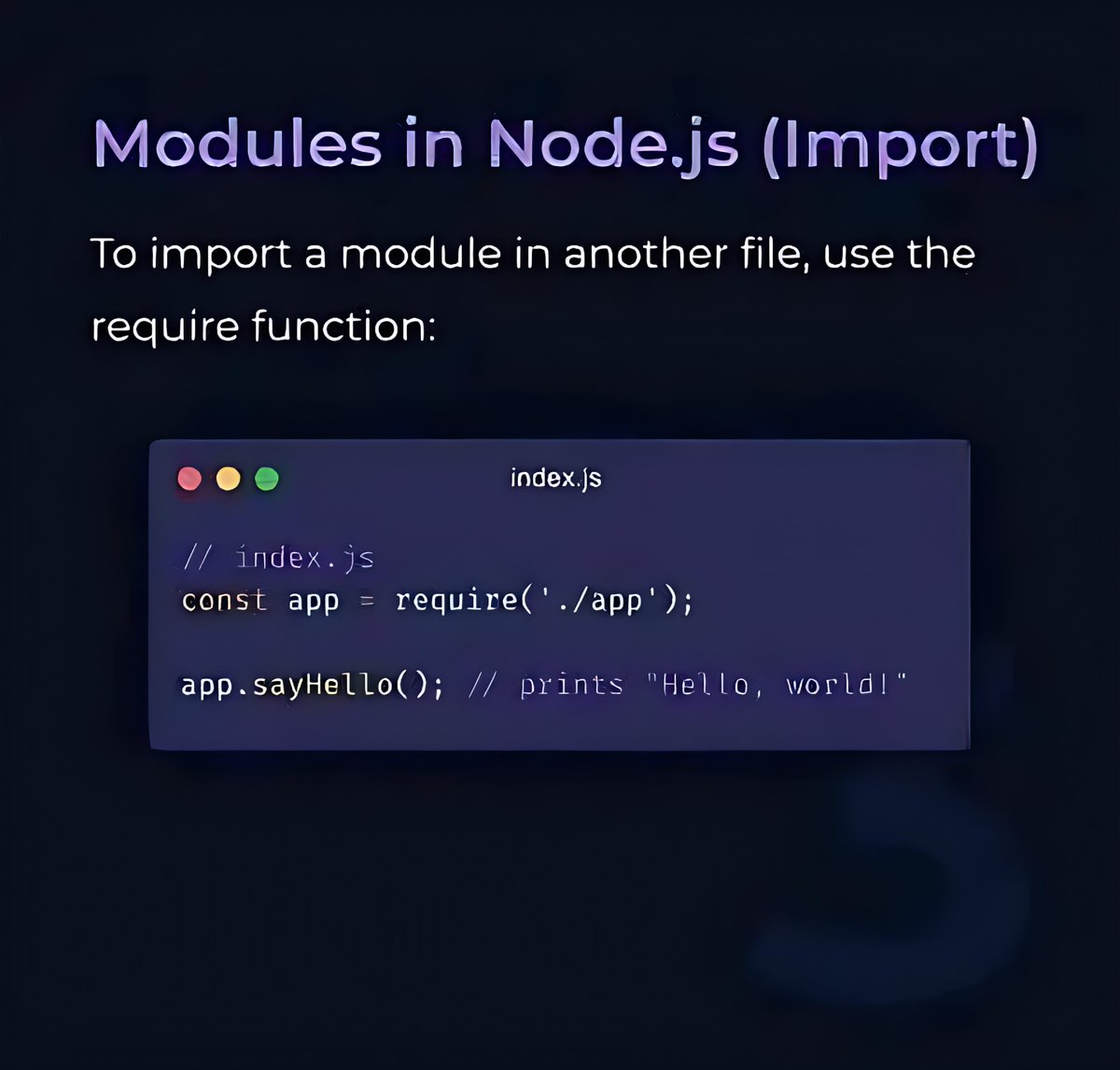 11xcoder's tweet image. Node.js Essentials: Back-End Power in a Flash! ⚡️
Get all the vital commands, core module syntax, and best practices for Node.js development, including http and fs modules. Perfect for quick lookups and building faster servers.

#nodejs #javascript #backenddeveloper #fullstack