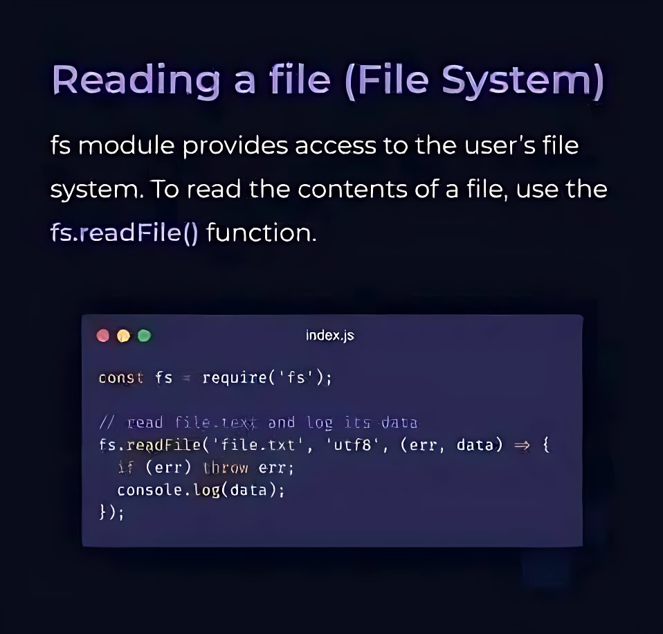 11xcoder's tweet image. Node.js Essentials: Back-End Power in a Flash! ⚡️
Get all the vital commands, core module syntax, and best practices for Node.js development, including http and fs modules. Perfect for quick lookups and building faster servers.

#nodejs #javascript #backenddeveloper #fullstack