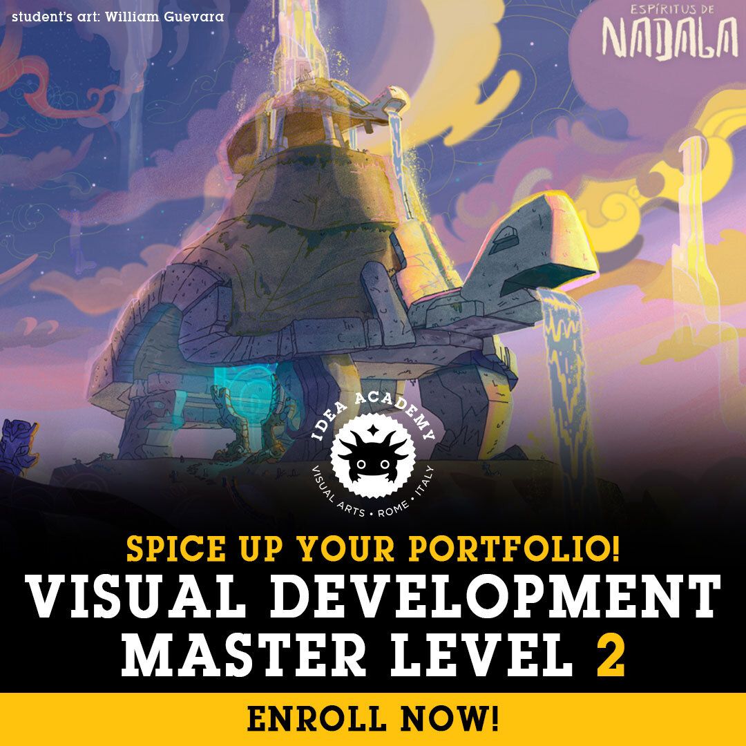 CDReferences's tweet image. Specialized training from top professionals IDEA Academy’s Visual Development Master Level 2 helps you build a focused portfolio and develop your style with industry guidance tinyurl.com/ideamaster2 

#ideaacademyrome #characterdesign #visualdevelopment #artschool