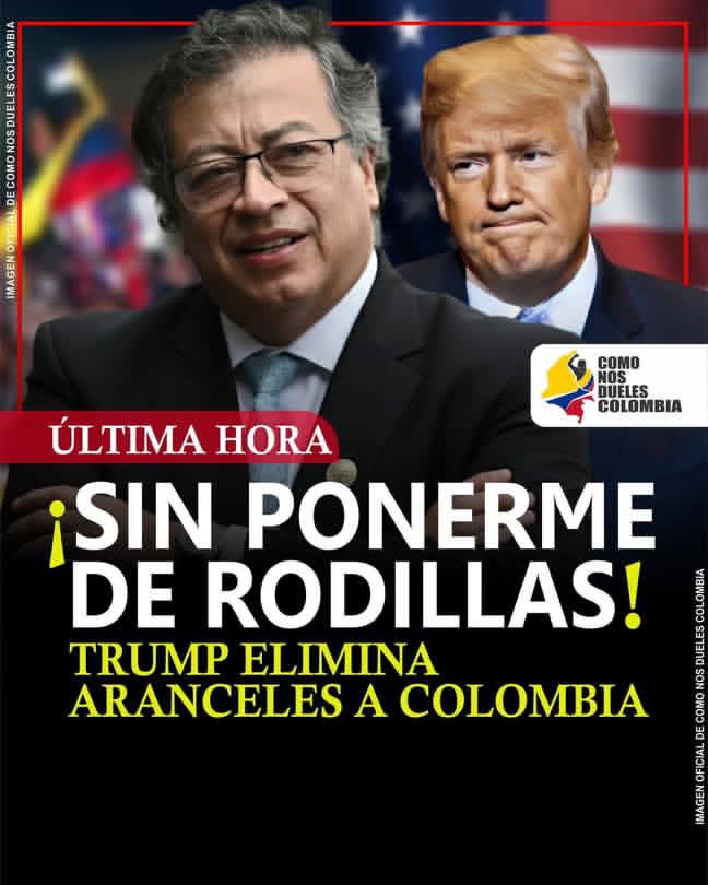 A #Trump le tocó doblegarse y quitarle a Colombia los aranceles a los productos agrícolas porque la economía en EEUU está en pique y así lo hará con otros países.
Otra vez el tiempo le da la razón al ➕ inteligente #SíSePuede #PetroLíderMundial #zeudiners #MissUniverseColombia