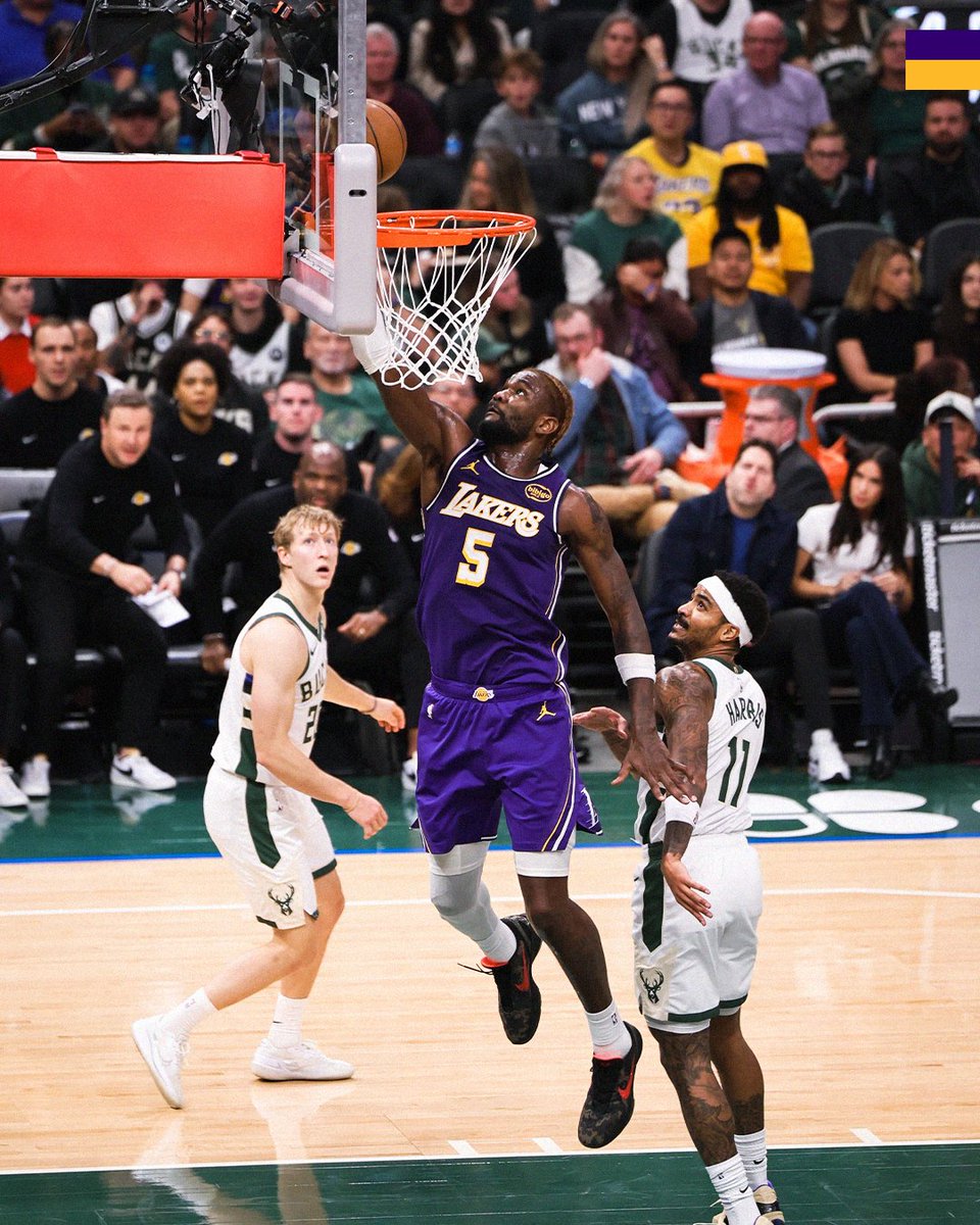 Lakers's tweet photo. Step 1: Hustle Play
Step 2: Get it to DA https://t.co/PjmlEhkyXo