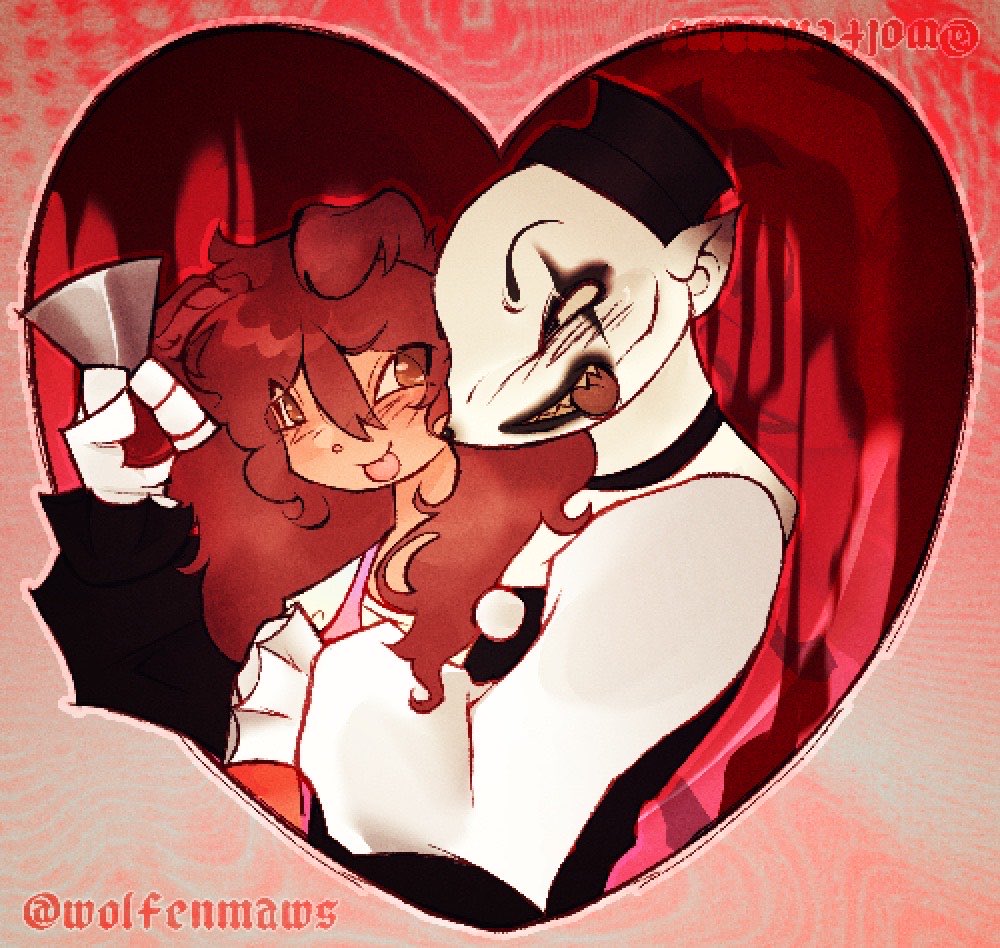 looneytoons_X3's tweet image. I Love my ugly ass bf !!
🐾❣️

(🎨: @/wolfenmaws)
#Terrifier #Arttheclown #yumetwt