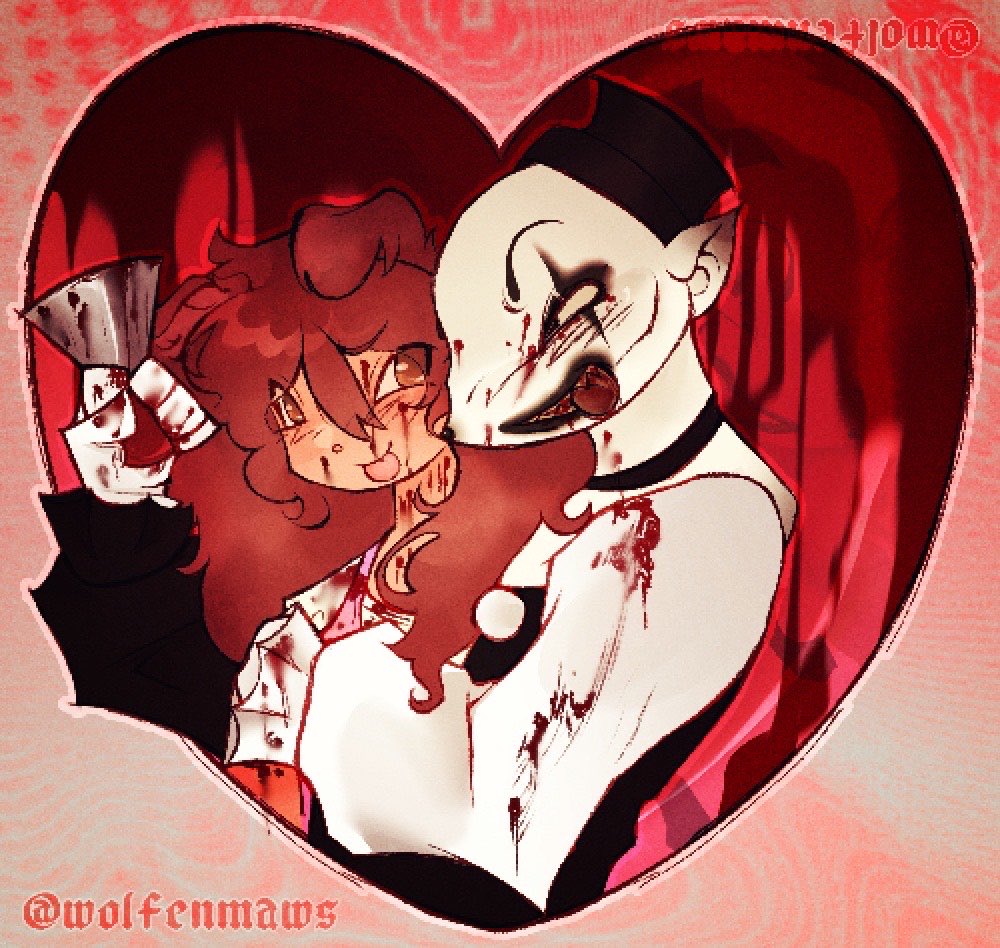 looneytoons_X3's tweet image. I Love my ugly ass bf !!
🐾❣️

(🎨: @/wolfenmaws)
#Terrifier #Arttheclown #yumetwt