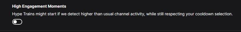 JenIsOnline's tweet photo. Tired of "ghost hype trains" on twitch? 

Turn them off: 
> Under "kickoff threshold" in your hype train settings (In the community tab) https://t.co/pLwFvmSyXg