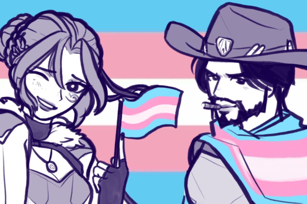 Bubblesssszzs's tweet image. Happy trans awareness week!!! 💗🤍🩵