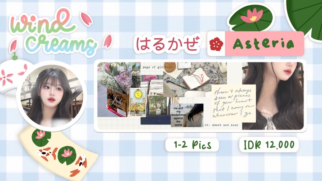 windcreams's tweet image. help repost please! thanks 🩷

hari ini kita kenalan lagi sama nak-kanak cantik yang akan masuk di katalog layout moodie windcreams! 🎐 ada solmere yang simple but elegant dan asteria yang cantik dan sangat amat menggambarkan my gw saya core! #zonauang