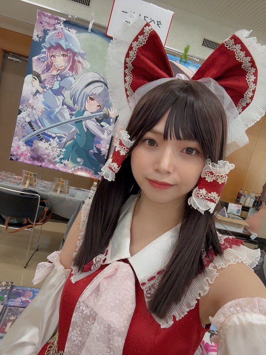 設営完了しました(*`・ω・)ゞ 東方信州祭よろしくお願いします⛩