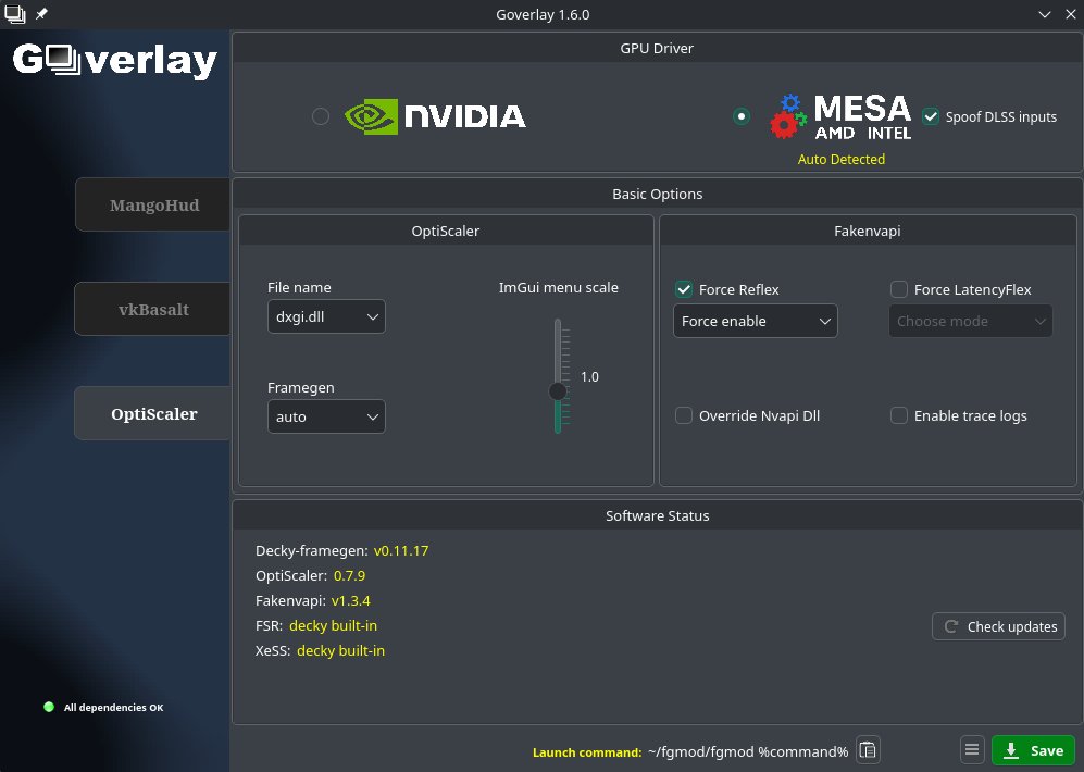 🚀 Goverlay 1.6.0 is out!

This update brings:
✨ Full OptiScaler integration (install, update &amp; enable with a few clicks)
⚙️ Auto-setup for FakeNVAPI
🔍 Update checker for Goverlay
🎨 UI/UX improvements
🐛 Tons of fixes &amp; cleanups

Download now:
🔗 github.com/benjamimgois/g…