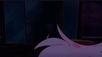 I don't see many people talking about it but it's extremely fucking terrifying that Vox can move around with his screen and lights off.

It's reminiscent of deep sea creatures. Super cool but also fucking terrifying. 

#HazbinHotel 
#HazbinHotelVox