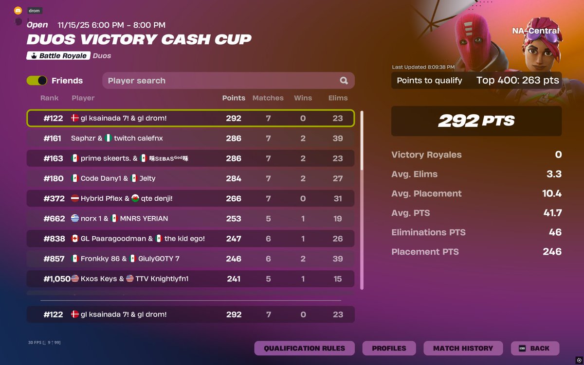 easy qual duo vcc, lfs w/@ksainada 🎯