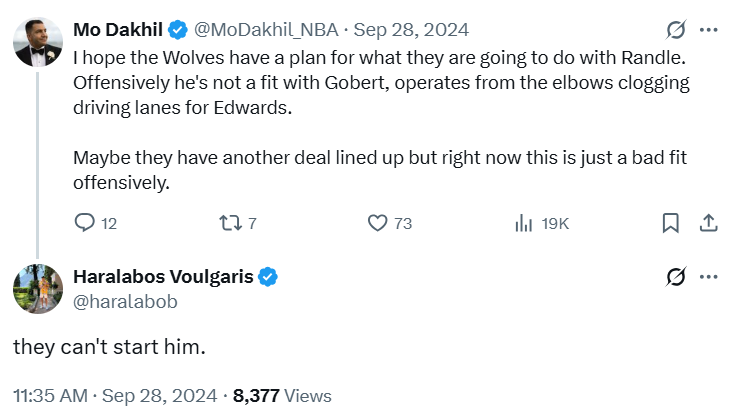 bigmacadamia55's tweet photo. Still one of my favorite interactions ever online. The guy who once ran the video department for the Clippers and the former head of analytics for the Mavericks. None of these people have any idea what the fuck they're talking about. https://t.co/59JImdlqZL