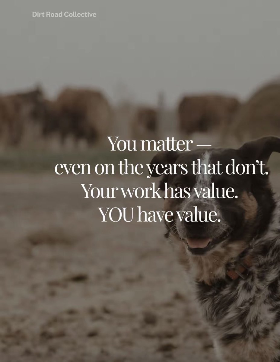 KimLawlor12's tweet photo. Your worth isn’t measured in bushels breakdowns or mm of rain … don’t forget it #ontag #agwellness #crop25 @DirtRoad_Design https://t.co/N4YSGrqg5E