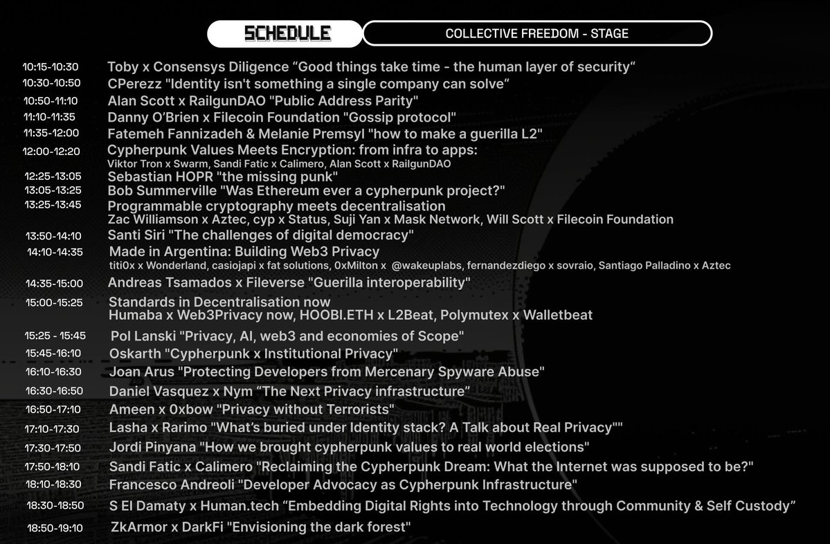 web3privacy's tweet image. We start 10AM sharp.