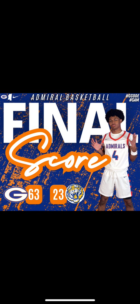 GulfportBoysBB's tweet image. Congrats to the #GoodGuys on their win tonight. The #Admirals next action will be Tuesday at South Jones. 
#GCode 
#Process