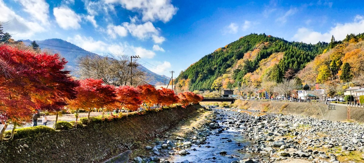Chiri_2_Taro's tweet photo. 朝イチで宮ヶ瀬からの道志。
寒くて引き返したけど、道中紅葉🍁キレイだったな✨

#ツーリング #宮ヶ瀬 #道志 #道志みち 
#バイクのある風景 #バイク #TW225E https://t.co/QoEJyI5Abu
