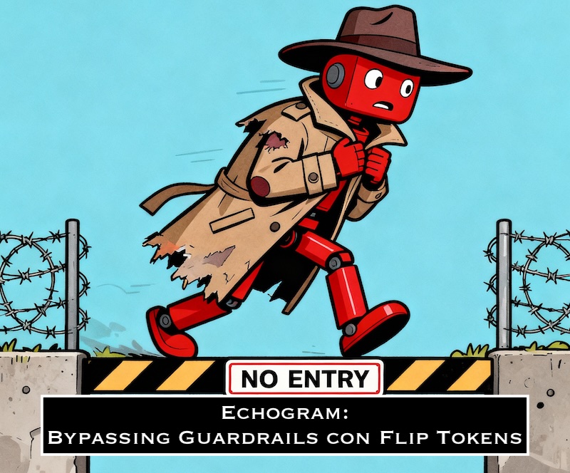 chemaalonso's tweet image. El lado del mal - Echogram: Bypassing Guardrails con Flip Tokens elladodelmal.com/2025/11/echogr… #Echogram #Guardrails #bypass #smuggling #IA #AI #Hacking #Pentest #Pentesting #LLM #PromptInjection #Jailbreak
