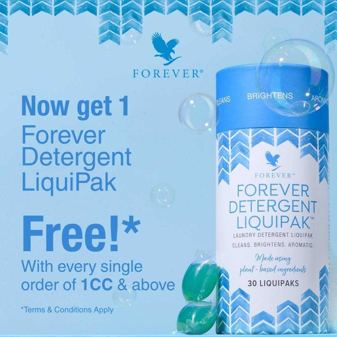 flpindia's tweet photo. Now get 1 Forever Detergent LiquiPak FREE!*
With every single order of 1CC &amp; above.

Limited Time Offer! Buy Now.
Visit Aloe Store India or the My Forever India app and place your order of 1CC or more today!
*Terms &amp; Conditions Apply
#ForeverClean https://t.co/26EIYMkV2h