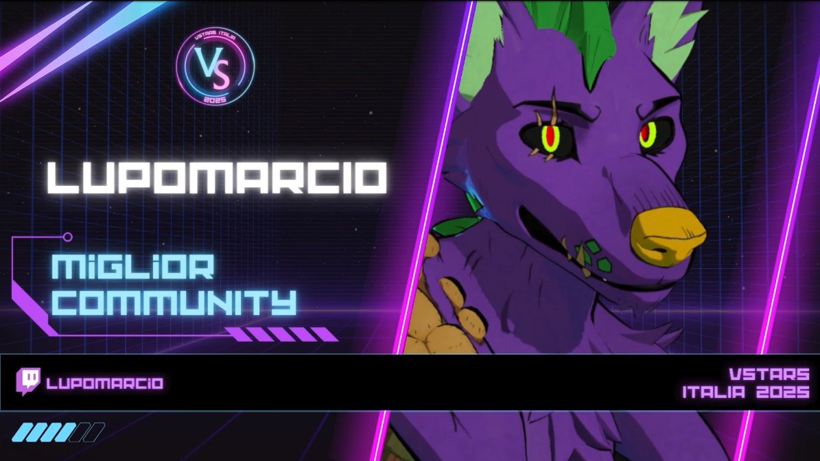 Miglior Furry, Miglior Vmama Miglior Vpapa e Miglior Community 
<a href="/Sarii_VT/">Sa’Rii_VT</a> <a href="/Kisara_Fury/">KISARA FURY 🥕 Bunny-Tuber 🥕</a> <a href="/itzvivii_/">♡ Vivi「VTuber & Artist」</a> <a href="/LupoMarcio/">Lupo Marcio</a> #vtuber #vtuberita #itavtuber #vstarsita