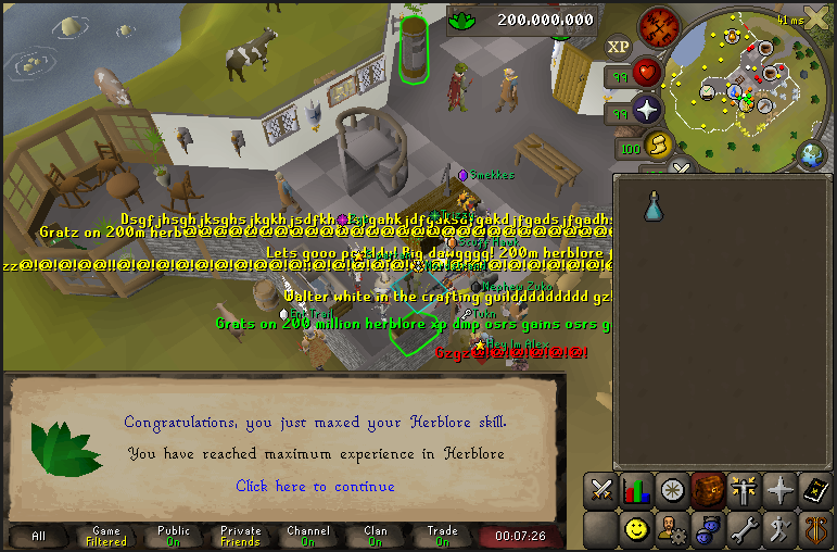 PaddyRS07's tweet image. 10/23 - 200m Herblore