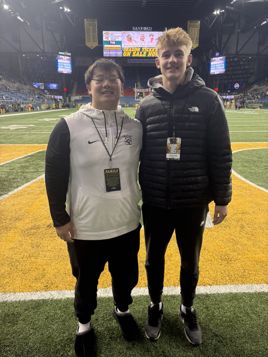 NathanLong2027's tweet photo. Thank you too @MisterLilly and @CoachCrutchley for the Game Day invite! The atmosphere was great and I’m looking forward to getting back here! https://t.co/yaNDG6BGfD