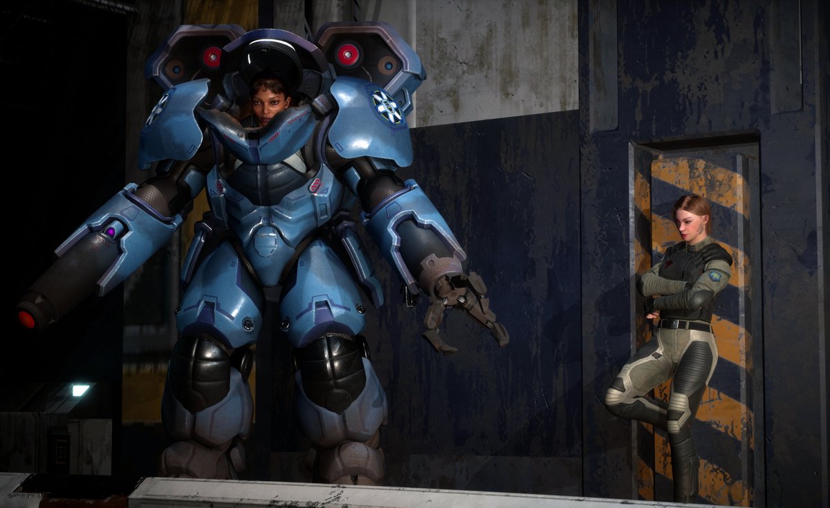 Zarna and Tara Silva in <a href="/MW5Clans/">MechWarrior 5 Clans</a>