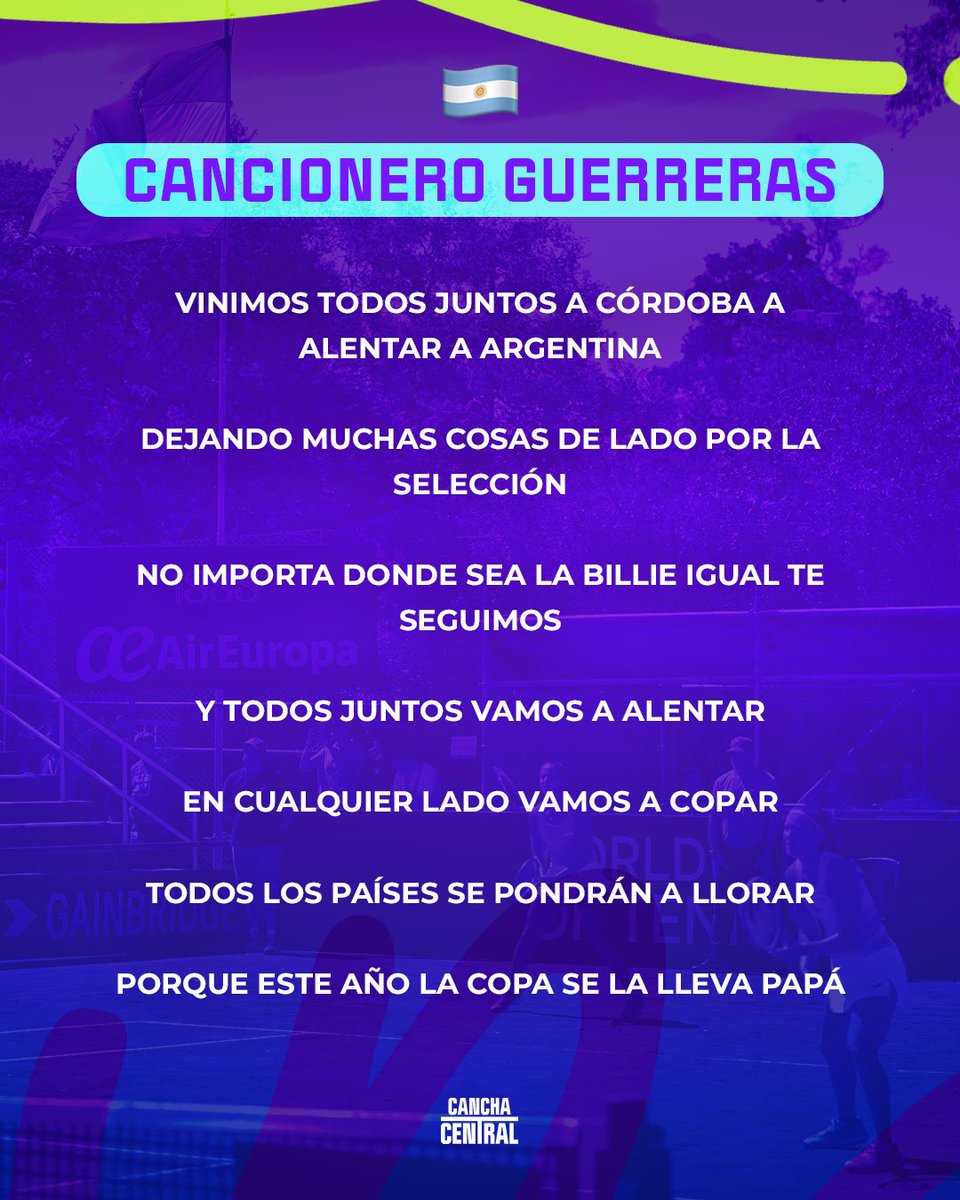 Cancha Central 🎾 tweet media