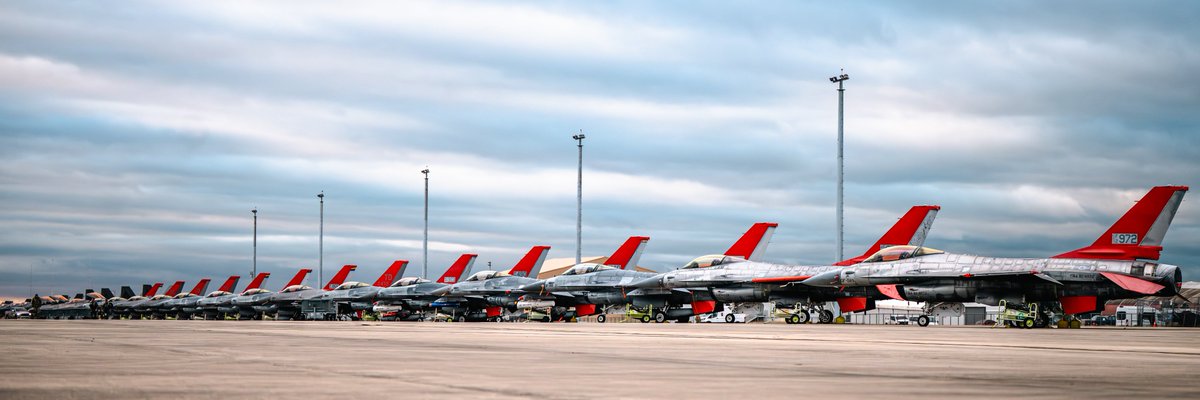AirPowerNEW1's tweet image. USAF #QF16 #FSAT Aerial Targets are seen on the flightline during Checkered Flag 26-1 at Tyndall AFB, Florida, Oct. 30, 2025. As a large-force, live-fly exercise, #CheckeredFlag provides realistic combat training, readying units for their assigned missions. (📸Z Naeem)