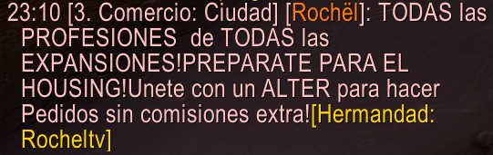 Ya tenemos creada la hermandad!
Podéis uniros a través del buscador si sois horda e invitar libremente a vuestros colegas.
Si sois alianza podéis solicitar invite con un DM aunque recomiendo haceros cualquier raza aliada horda para facilitar el tema.