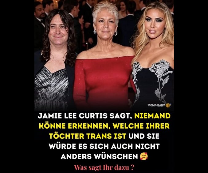 Tatsächlich absolut verblüffend!
Wer ist die Transe? 🤔 Vielleicht die in der Mitte?