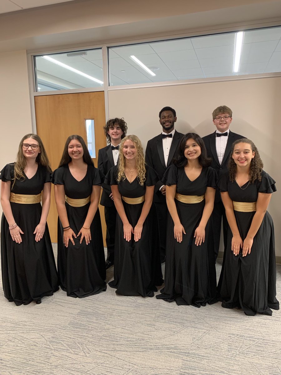 So proud of these Lions who represented us well at Metro 8 District Choir today! #lionchoirpride