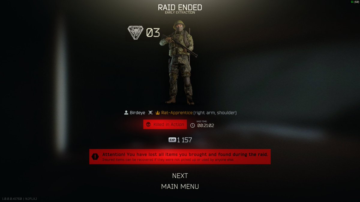 SWE_Motorizer's tweet image. Birdeye day1?!? OUCH! #EscapefromTarkov