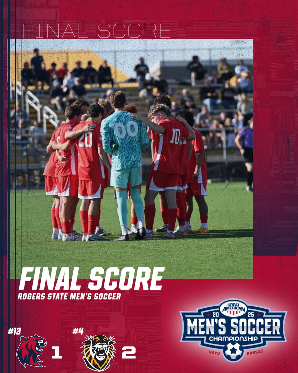 rsumsoccer's tweet photo. Fort Hays scored 2 goals in the second half becoming the GAC/MIAA Tournament Champions. 

Selection Show for the NCAA Regional Tournament will take place Monday at 6pm

#BacktotheHill https://t.co/gVWt0Xc9iz