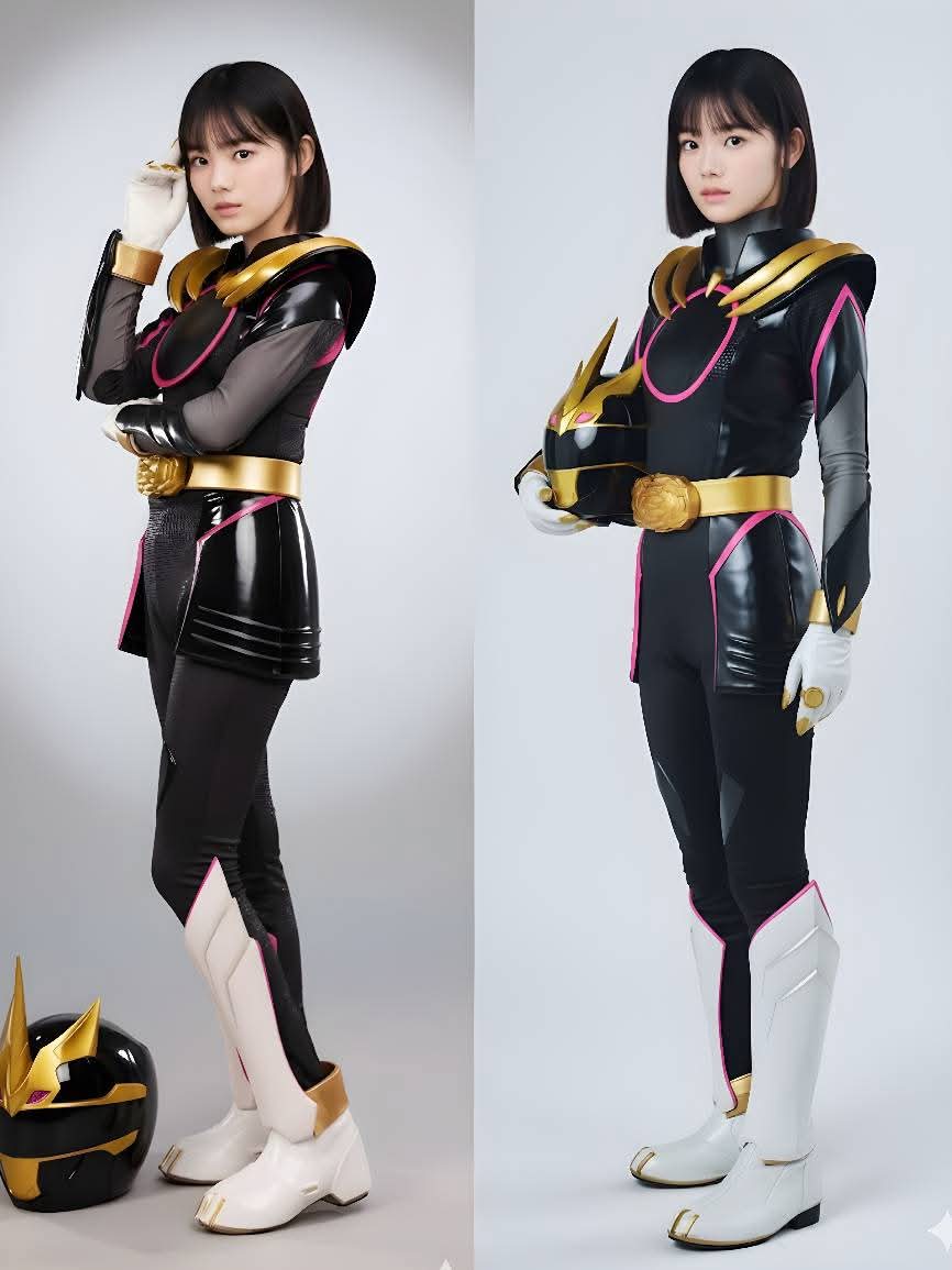 mini4crazy's tweet image. 拾い物だけど…仕事早過ぎでしょ?!
まぁ、コラだと思うけどね😅
#ナンバーワン戦隊ゴジュウジャー 
#一河角乃 #志田こはく