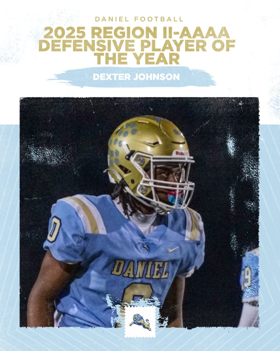 Congratulations to the 2025 Region II-AAAA Defensive Player of the Year!!!