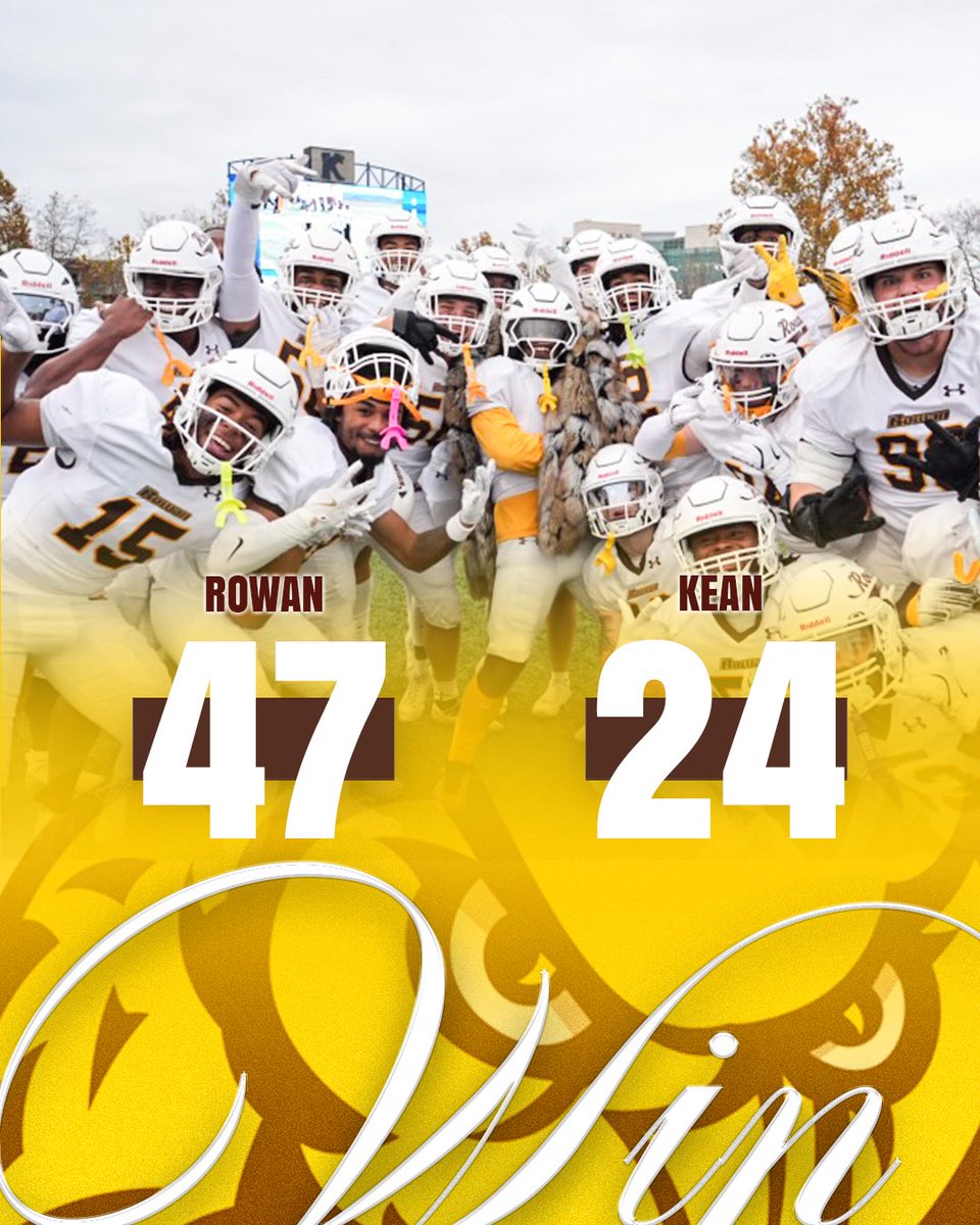 Rowan_Football's tweet image. UNDEFEATED ON THE ROAD 🔥🔥

#d3fb