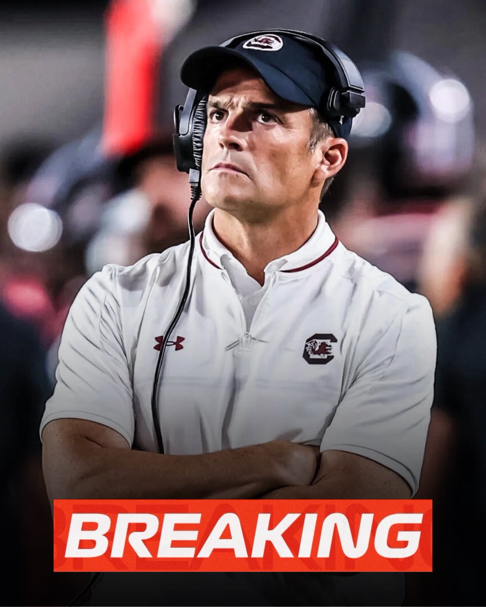 BREAKING: South Carolina is firing HC Shane Beamer, a source tells me for <a href="/No3sports/">No3 Sports</a> 

Beamer’s buyout is north of $27M.