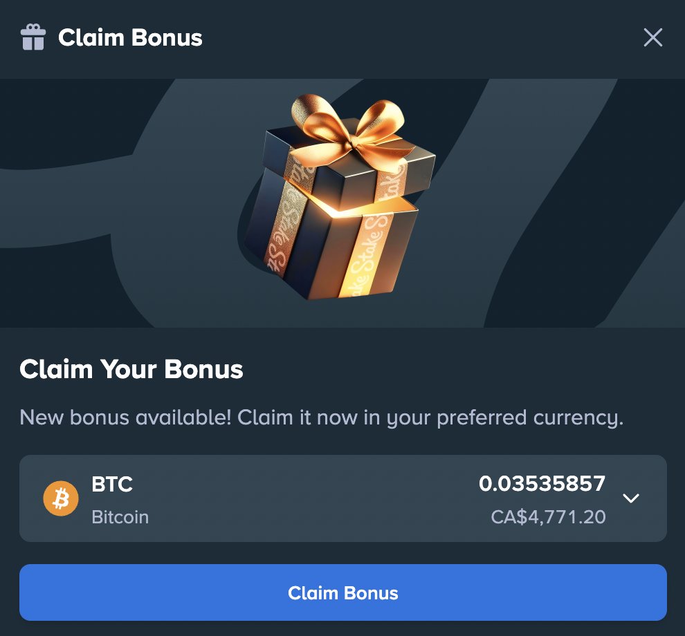 StahnGG's tweet image. Here is my @Stake weekly bonus from today!

Like/rt/follow/reply username/tag friend and I'll be tipping ppl out 🫡

If you're on code STAHNGG - you get more. It's that simple 👇