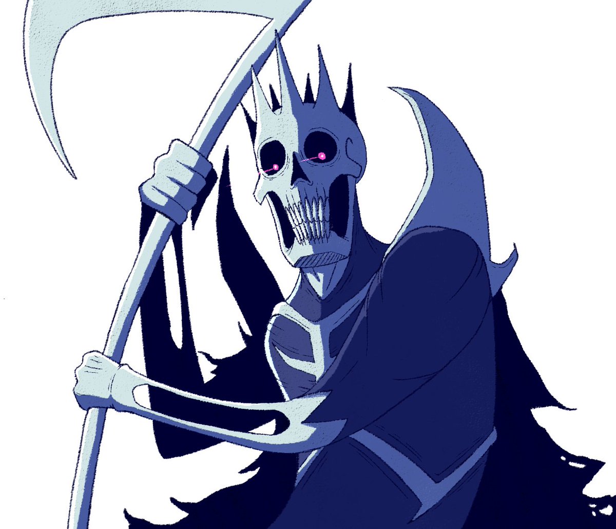 Been forcing myself to practice poses and perspective more! Practiced by drawing Death from Castlevania, one of my fav characters in recent memory lol