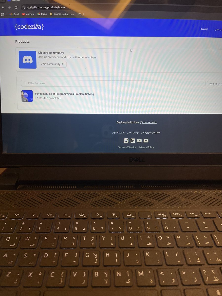 3bdullahWalled's tweet image. 🤩 1/1000day challenge to join FANNG 
 
طبعًا اول حاجة في الرود ماب هي إنِ اذاكر programing وطبعًا مفيش احسن من بشمهندس @codezilla_ 

كنت مشيت شويه في الكورس و قولت اراجع على ال exercise بتاعت الحاجات اللي كنت ذاكرتها علشان افكر نفسي بيها